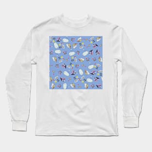 Anime News Nina! Myoopi Nerd Candy Pattern Long Sleeve T-Shirt